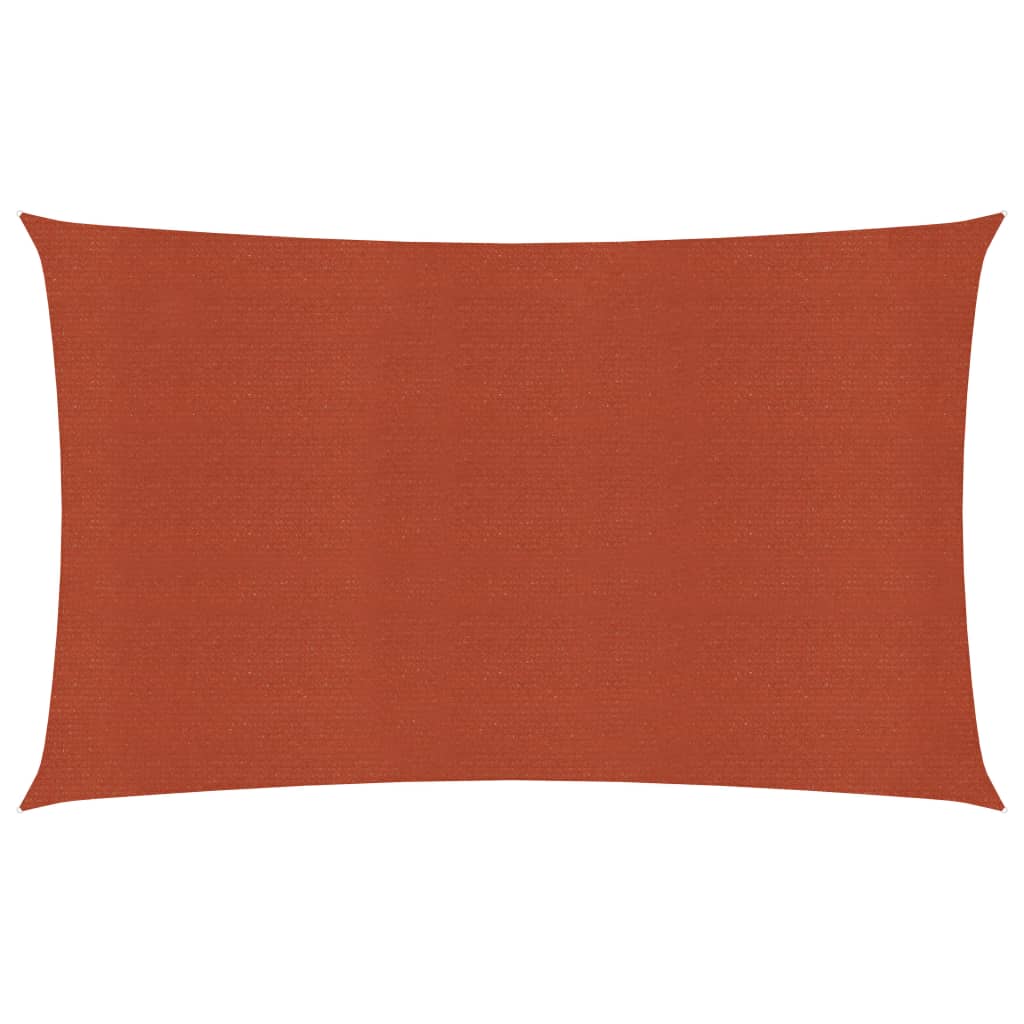 vidaXL Sunshade Sail 160 g/må_ Terracotta 2x5 m HDPE