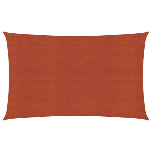 vidaXL Sunshade Sail 160 g/må_ Terracotta 2x5 m HDPE