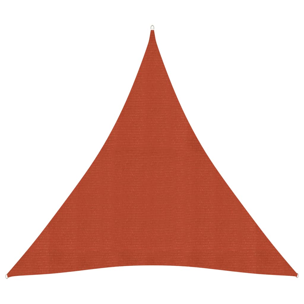 vidaXL Sunshade Sail 160 g/må_ Terracotta 4.5x4.5x4.5 m HDPE