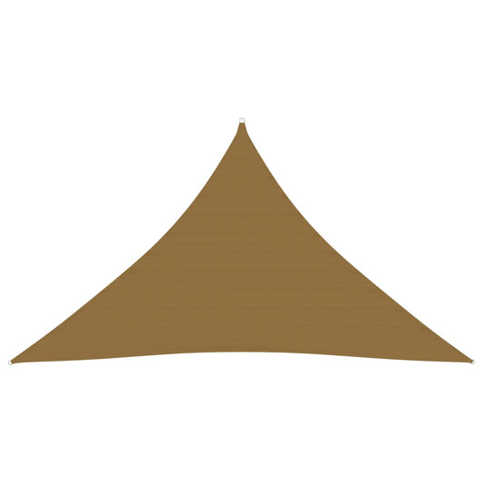 vidaXL Sunshade Sail 160 g/må_ Taupe 4x4x5.8 m HDPE