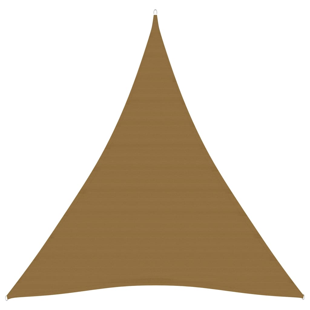 vidaXL Sunshade Sail 160 g/må_ Taupe 5x7x7 m HDPE