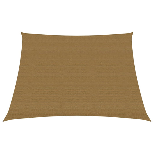 vidaXL Sunshade Sail 160 g/må_ Taupe 3/4x3 m HDPE