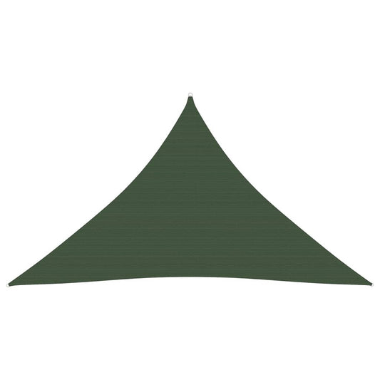 vidaXL Sunshade Sail 160 g/må_ Dark Green 3x3x4.2 m HDPE