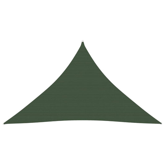 vidaXL Sunshade Sail 160 g/må_ Dark Green 4x4x5.8 m HDPE