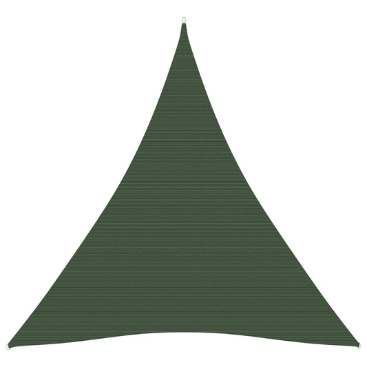 vidaXL Sunshade Sail 160 g/må_ Dark Green 4x5x5 m HDPE