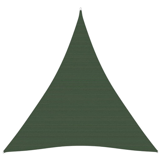 vidaXL Sunshade Sail 160 g/må_ Dark Green 5x6x6 m HDPE