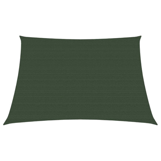 vidaXL Sunshade Sail 160 g/må_ Dark Green 3/4x2 m HDPE