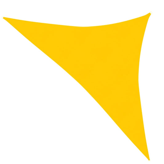 vidaXL Sunshade Sail 160 g/må_ Yellow 4x4x5.8 m HDPE