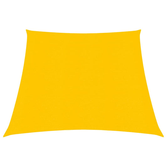 vidaXL Sunshade Sail 160 g/må_ Yellow 3/4x3 m HDPE