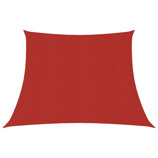 vidaXL Sunshade Sail 160 g/må_ Red 3/4x3 m HDPE
