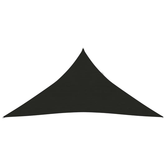 vidaXL Sunshade Sail 160 g/må_ Black 3x3x3 m HDPE