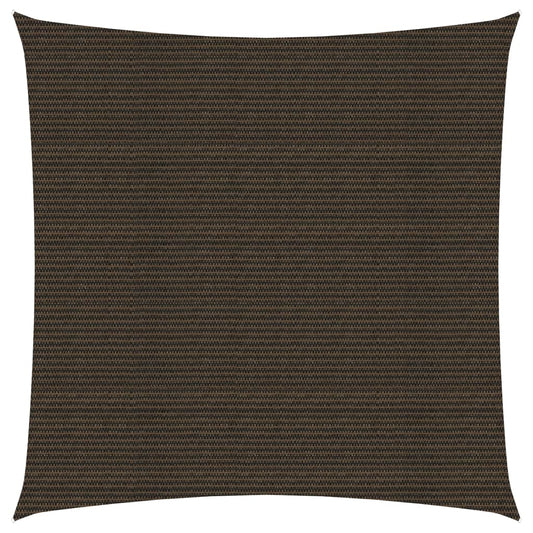 vidaXL Sunshade Sail 160 g/må_ Brown 3.6x3.6 m HDPE