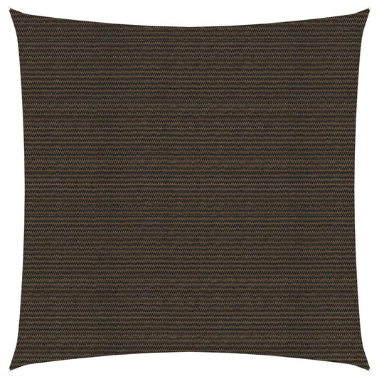 vidaXL Sunshade Sail 160 g/må_ Brown 4.5x4.5 m HDPE