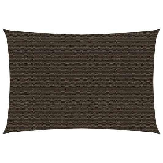 vidaXL Sunshade Sail 160 g/må_ Brown 2x4 m HDPE
