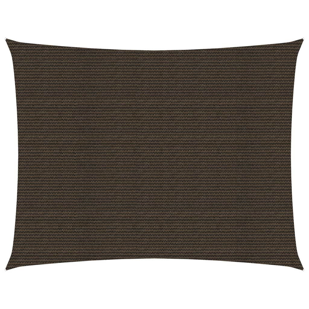vidaXL Sunshade Sail 160 g/må_ Brown 2.5x3.5 m HDPE
