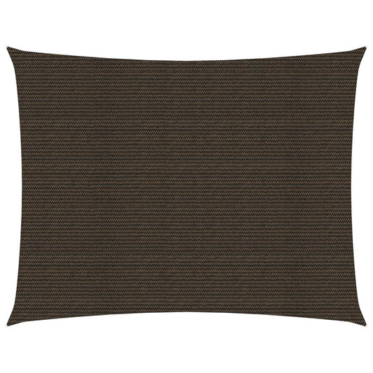 vidaXL Sunshade Sail 160 g/må_ Brown 2.5x3.5 m HDPE