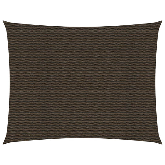 vidaXL Sunshade Sail 160 g/må_ Brown 3x4.5 m HDPE