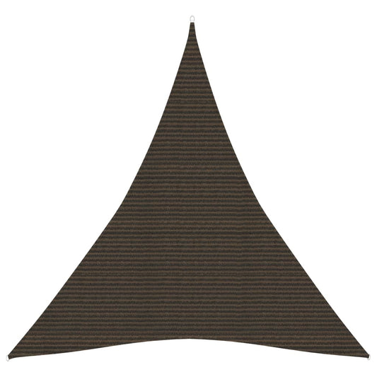 vidaXL Sunshade Sail 160 g/må_ Brown 4x5x5 m HDPE