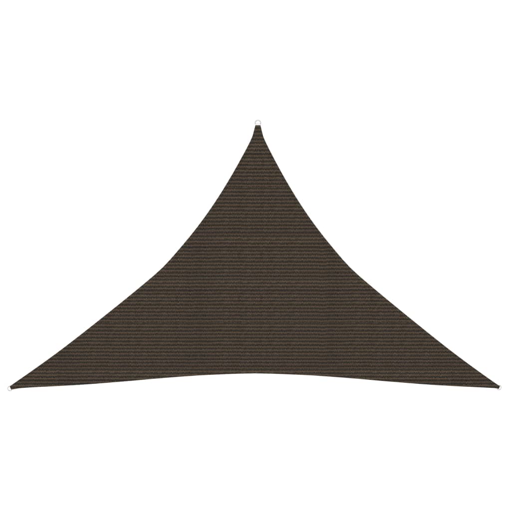 vidaXL Sunshade Sail 160 g/må_ Brown 5x5x6 m HDPE