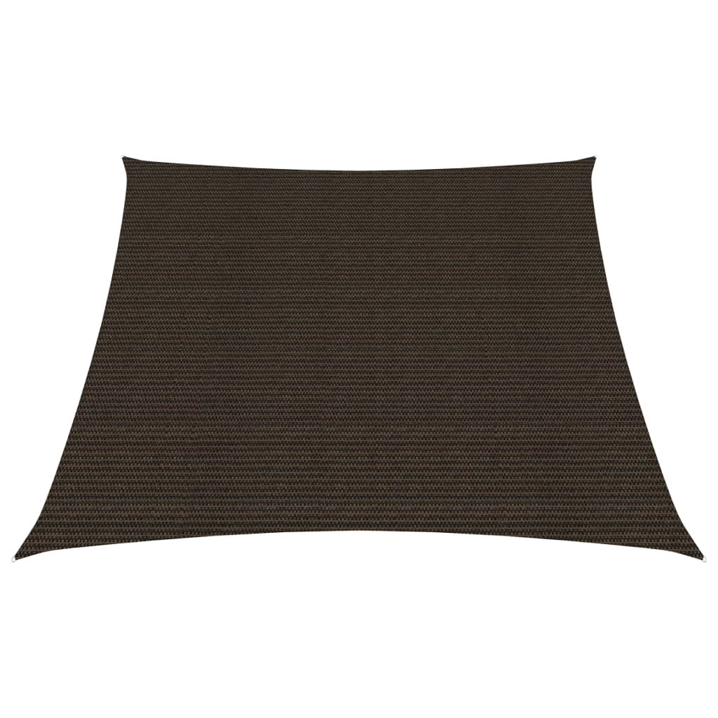 vidaXL Sunshade Sail 160 g/må_ Brown 3/4x2 m HDPE