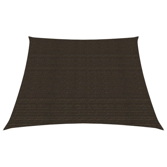 vidaXL Sunshade Sail 160 g/må_ Brown 3/4x2 m HDPE