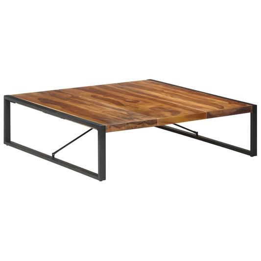 vidaXL Coffee Table 140x140x40 cm Solid Wood with Sheesham Finish