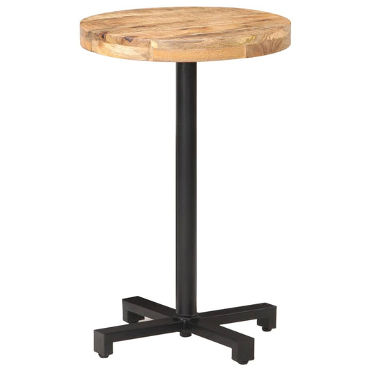 vidaXL Bistro Table Round Ì÷50x75 cm Rough Mango Wood