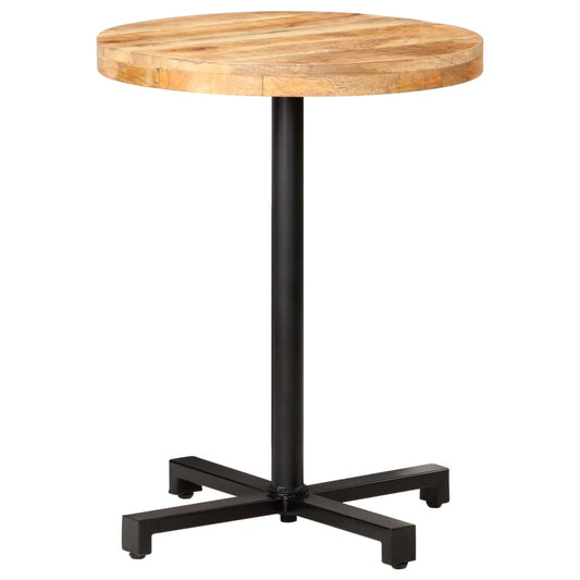 vidaXL Bistro Table Round Ì÷60x75 cm Rough Mango Wood