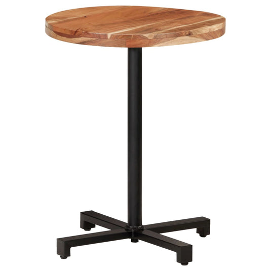 vidaXL Bistro Table Round Ì÷60x75 cm Solid Acacia Wood