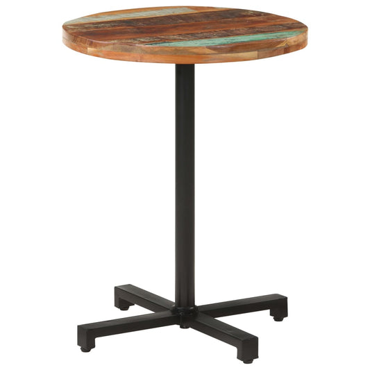vidaXL Bistro Table Round Ì÷60x75 cm Solid Reclaimed Wood