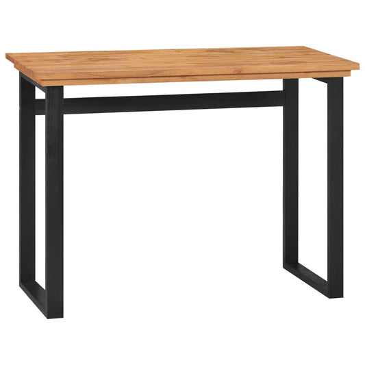 vidaXL Desk 100x45x75 cm Solid Teak Wood