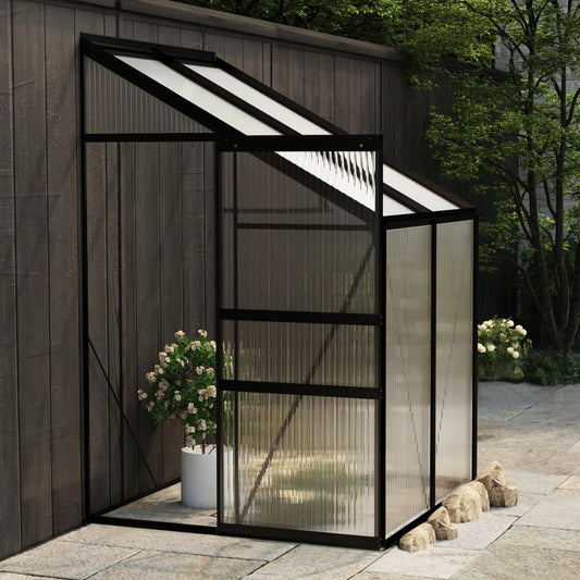 vidaXL Greenhouse Anthracite Aluminium 2.59 må_