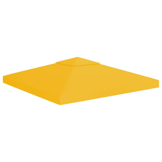 vidaXL 2-Tier Gazebo Top Cover 310 g/må_ 3x3 m Yellow