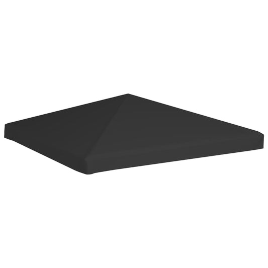 vidaXL Gazebo Top Cover 270 g/må_ 3x3 m Black