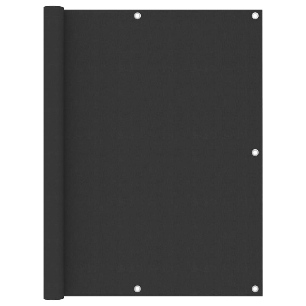 vidaXL Balcony Screen Anthracite 120x500 cm Oxford Fabric