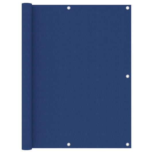 vidaXL Balcony Screen Blue 120x500 cm Oxford Fabric