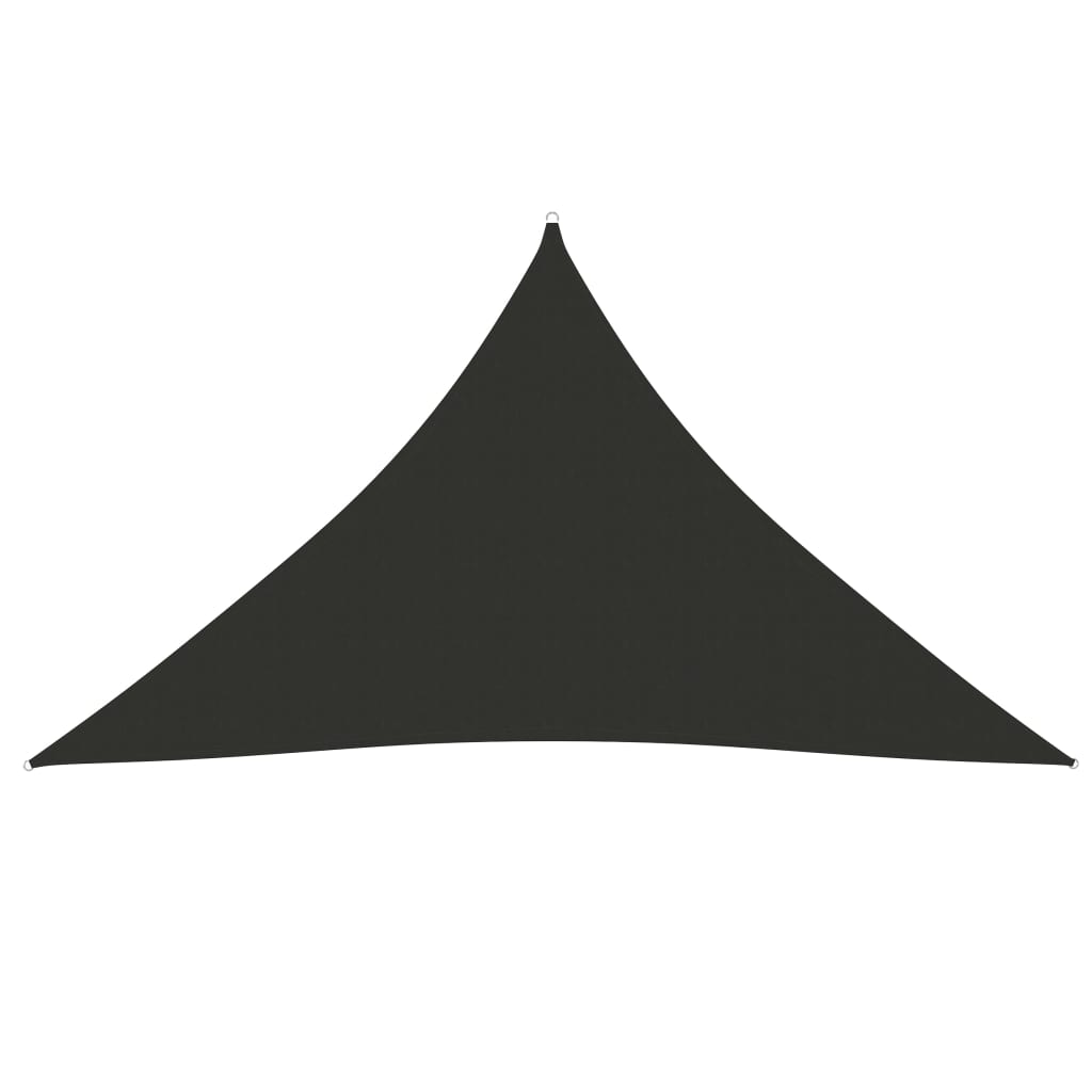 vidaXL Sunshade Sail Oxford Fabric Triangular 2.5x2.5x3.5 m Anthracite