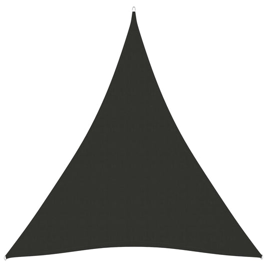 vidaXL Sunshade Sail Oxford Fabric Triangular 3x4x4 m Anthracite