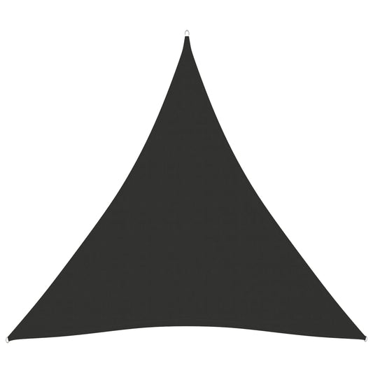 vidaXL Sunshade Sail Oxford Fabric Triangular 4x4x4 m Anthracite