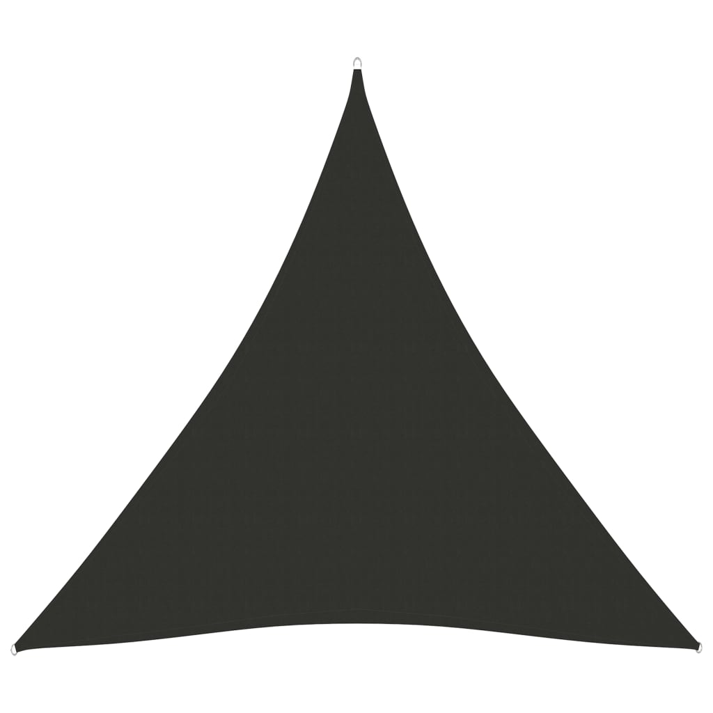 vidaXL Sunshade Sail Oxford Fabric Triangular 4.5x4.5x4.5 m Anthracite