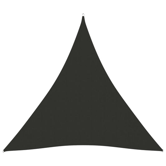 vidaXL Sunshade Sail Oxford Fabric Triangular 4.5x4.5x4.5 m Anthracite