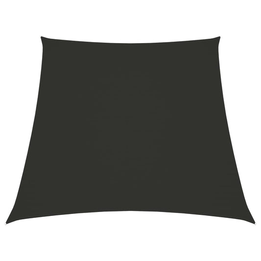 vidaXL Sunshade Sail Oxford Fabric Trapezium 3/5x4 m Anthracite