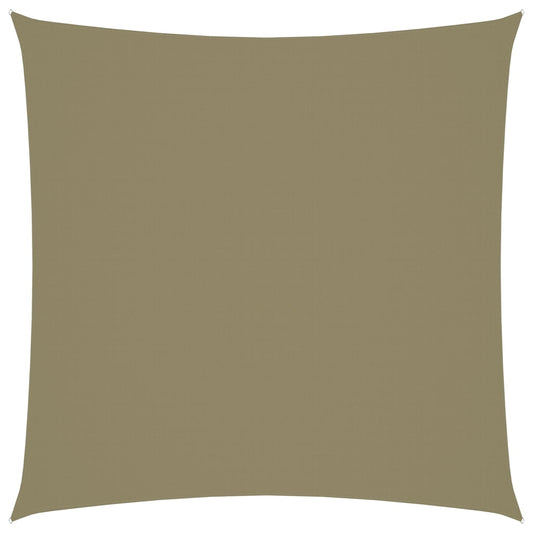 vidaXL Sunshade Sail Oxford Fabric Square 6x6 m Beige