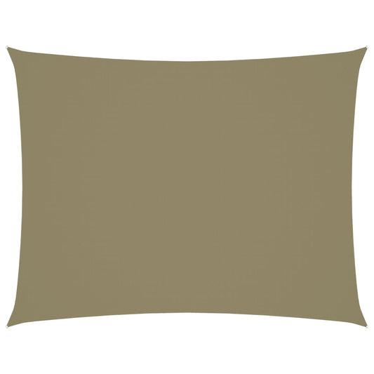 vidaXL Sunshade Sail Oxford Fabric Rectangular 4x5 m Beige