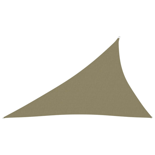 vidaXL Sunshade Sail Oxford Fabric Triangular 3x4x5 m Beige