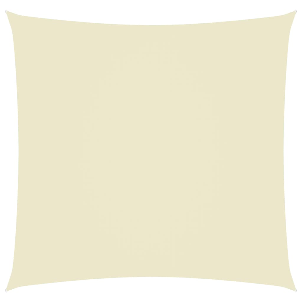vidaXL Sunshade Sail Oxford Fabric Square 3x3 m Cream