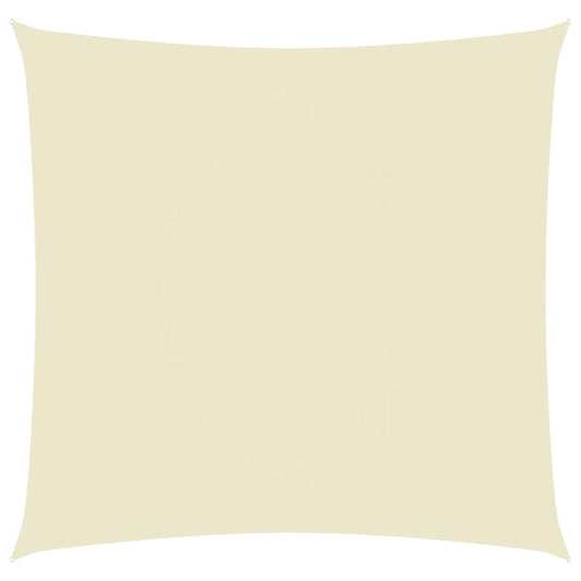 vidaXL Sunshade Sail Oxford Fabric Square 3x3 m Cream