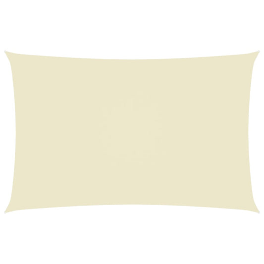vidaXL Sunshade Sail Oxford Fabric Rectangular 2x5 m Cream