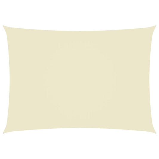 vidaXL Sunshade Sail Oxford Fabric Rectangular 3x5 m Cream