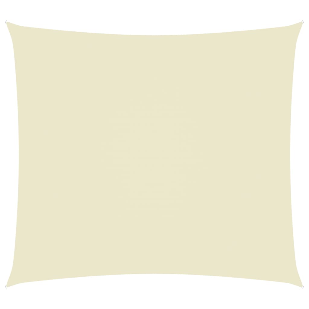 vidaXL Sunshade Sail Oxford Fabric Rectangular 3.5x4.5 m Cream